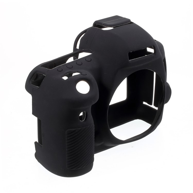 Silicone Protective Camera Body Case Cover for Canon 5D4 - Black-3