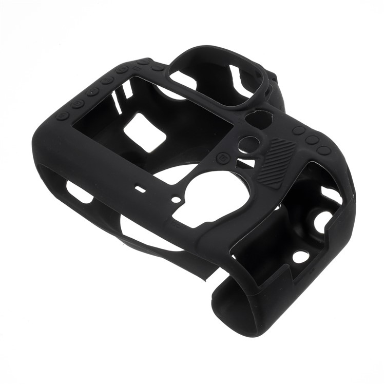 Silicone Protective Camera Body Case Cover for Canon 5D4 - Black-5
