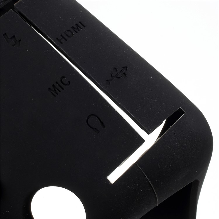 Silicone Protective Camera Body Case Cover for Canon 5D4 - Black-6