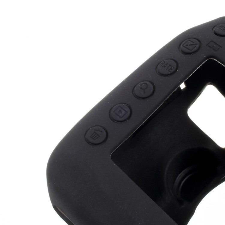 Silicone Protective Camera Body Case Cover for Canon 5D4 - Black-8