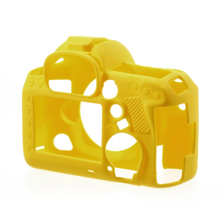 Silicone Camera Body Protection Case for Canon 5D4 - Yellow-1
