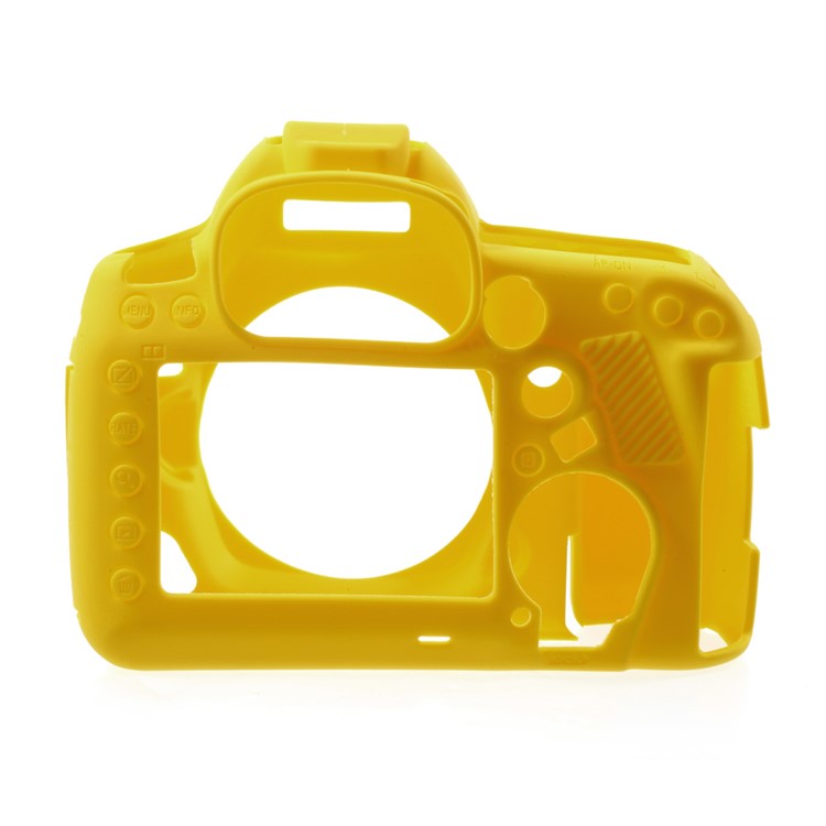 Silicone Camera Body Protection Case for Canon 5D4 - Yellow-2