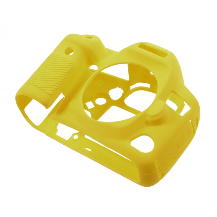 Silicone Camera Body Protection Case for Canon 5D4 - Yellow-5
