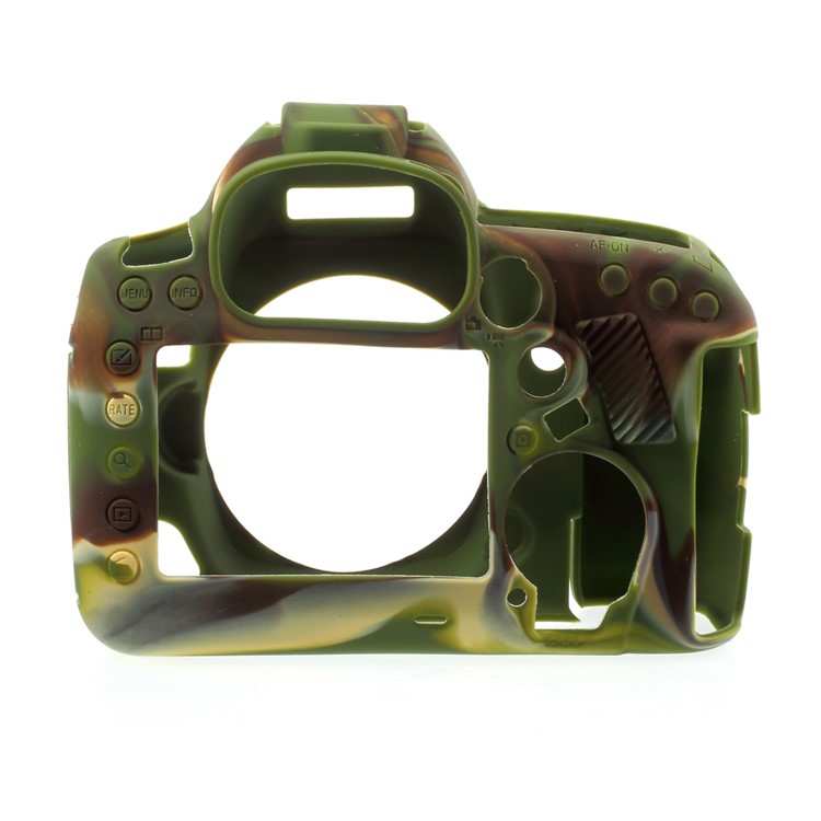 Soft Silicone Camera Body Protector Cover for Canon 5D4 - Camouflage-2