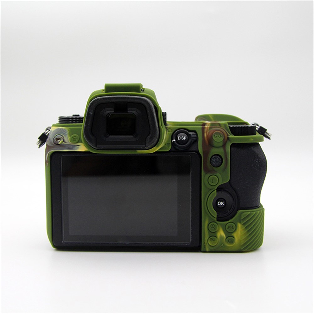 Shockproof Plain Texture Silicone Case Camera Protective Sleeve Cover for Nikon Z6/Z7 - Camouflage-2