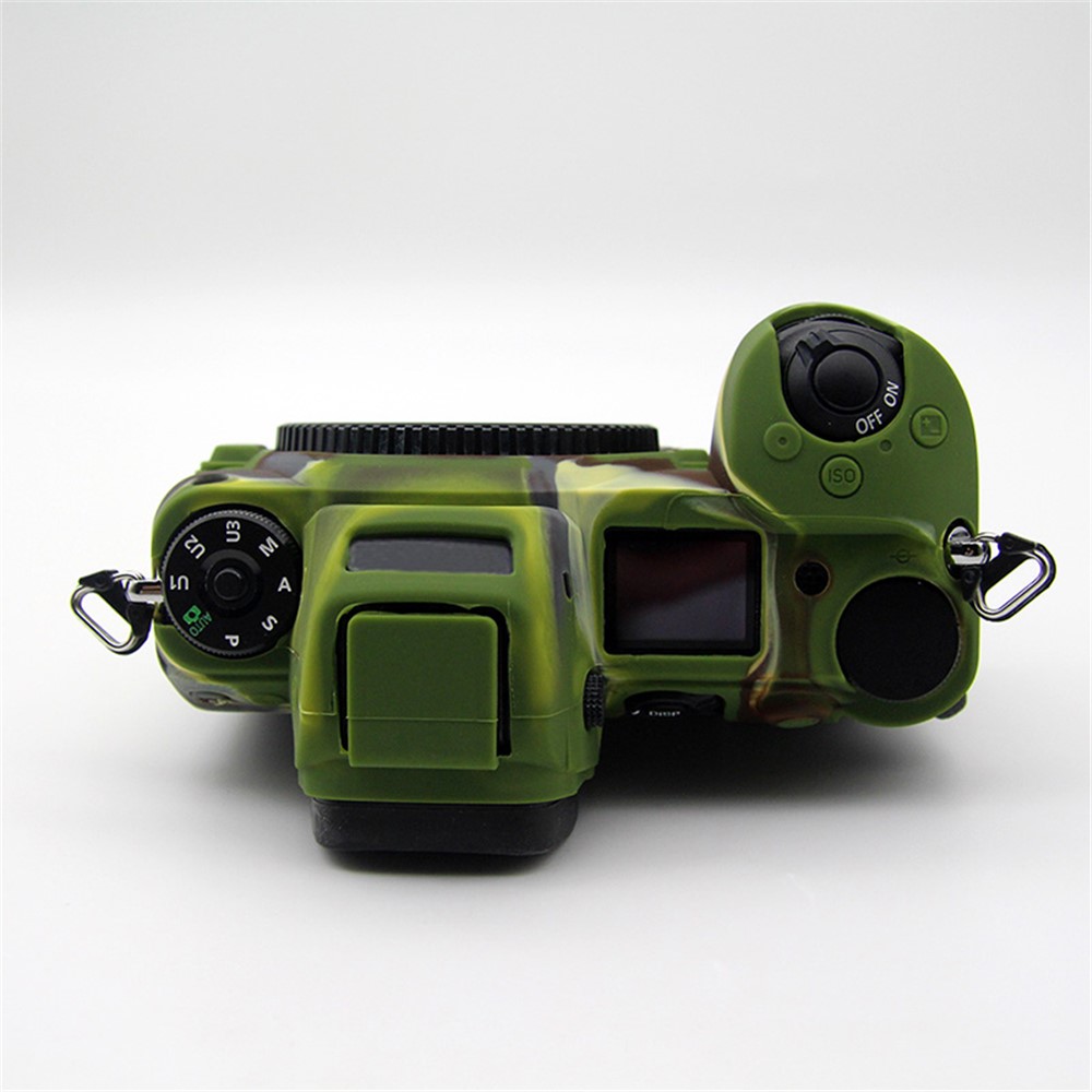 Shockproof Plain Texture Silicone Case Camera Protective Sleeve Cover for Nikon Z6/Z7 - Camouflage-5