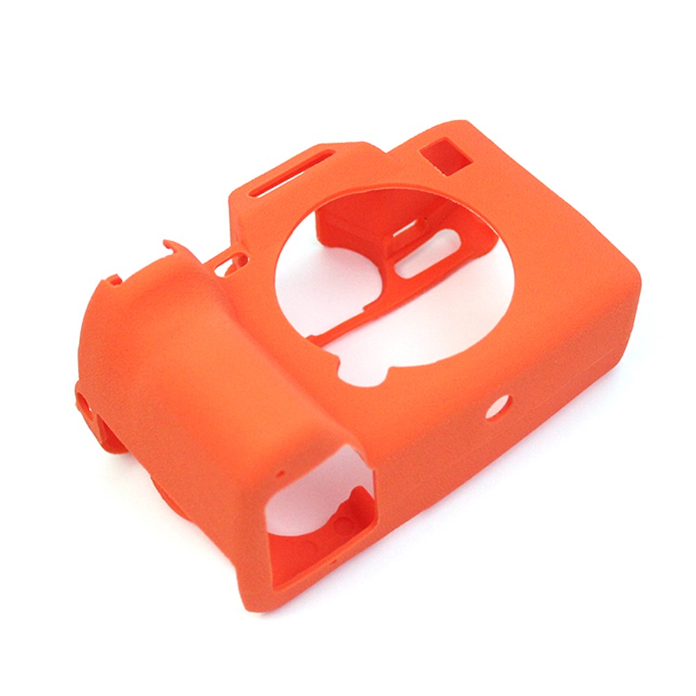 For Sony A7M4 Well-Protective Anti-collision Environmental Friendly Silicone Camera Protective Cover Case - Orange-7
