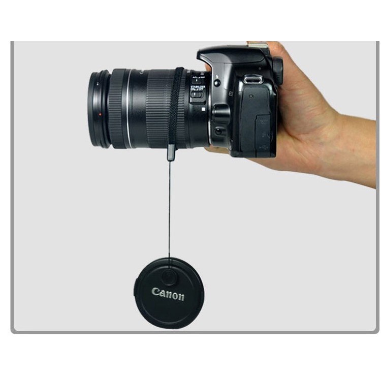 Lens Cover Cap Holder Keeper String Leash Strap Rope Safety Cord for Canon Nikon Etc.-9