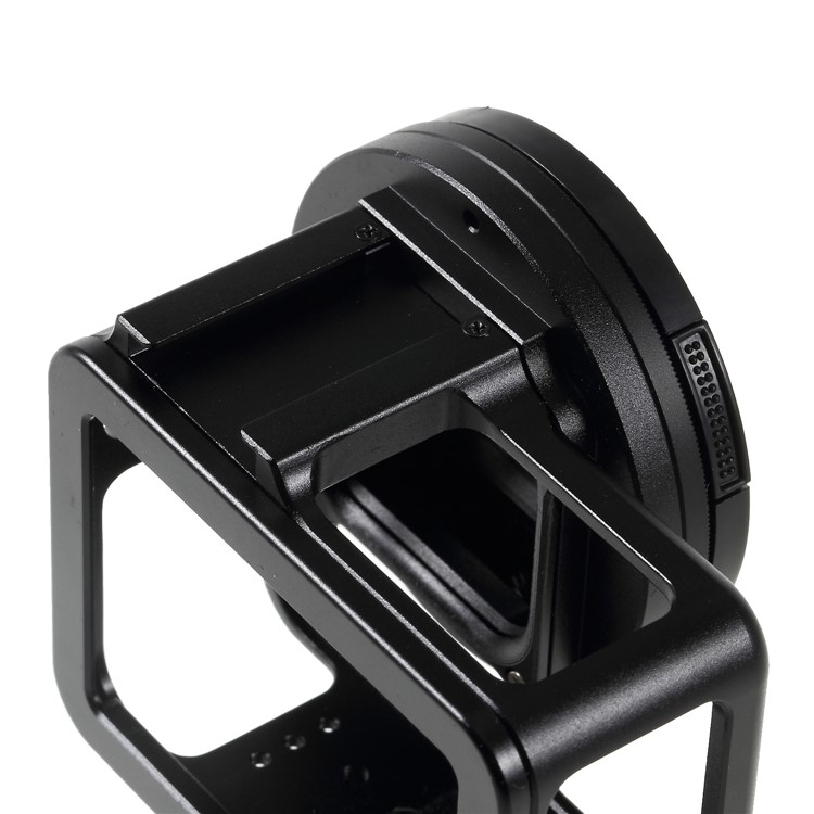 Metal Housing Hollow Frame Case for Gopro Hero 7 Black Camera with Back Door and 52mm UV Filter-13