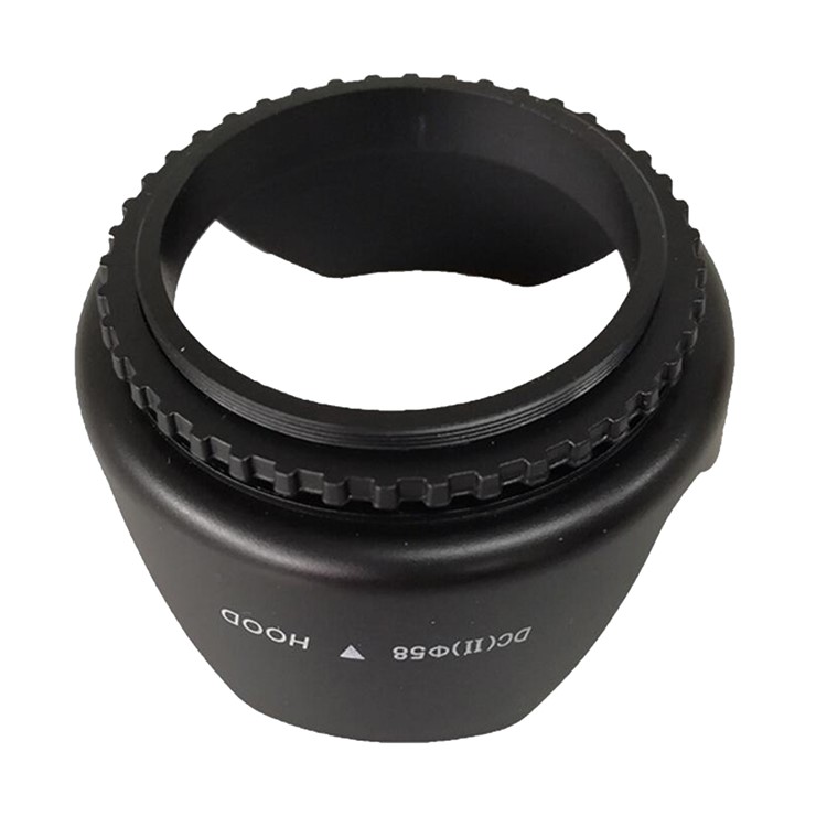 Screwed Flower Petal Sunshade Lens Hood for Nikon Canon Sony SLR DV Camera - Black-11