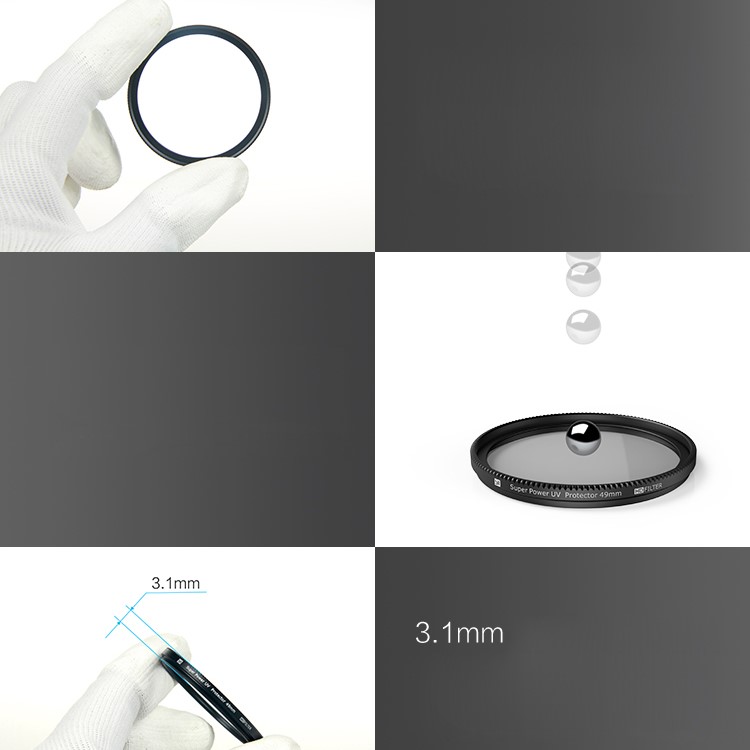XIAOYI YI M1 Digital Micro Single Camera Tempered ASAHI Glass UV Lens-8
