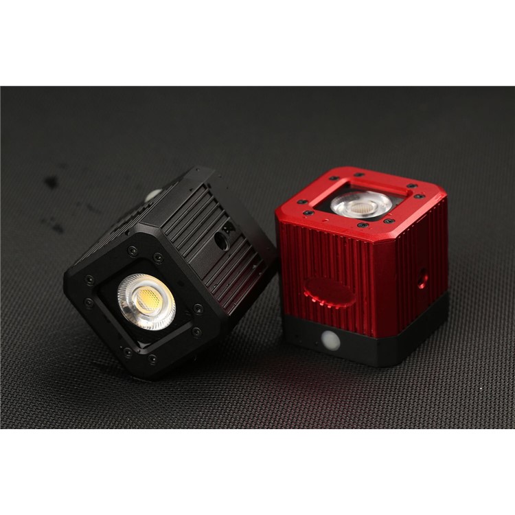 Professional Mini COB Video Light Compatible for Camera Camcorder and Smartphone - Red-4