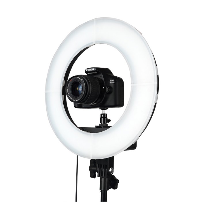 18-inch Dimmable LED Ring Light Youtube Vlog Makeup Video Lights - US Plug-3