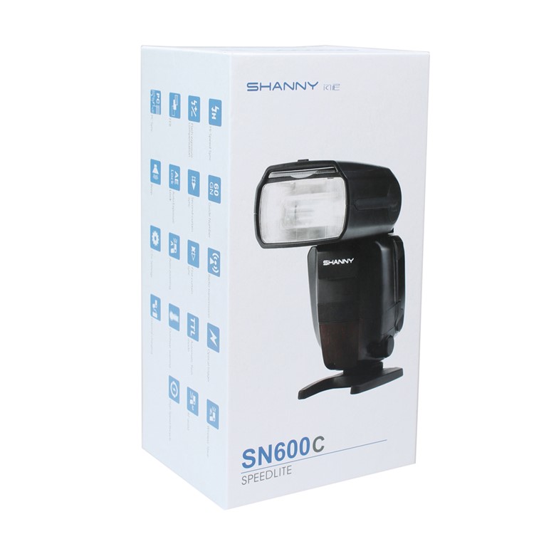SHANNY SN600C Flash Light HSS 1/8000s On-camera TTL GN60 Flashgun Speedlite for Canon-13