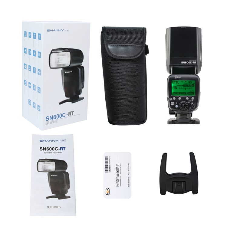 SHANNY SN600C-RT Flash Built-in Slave 2.4G Wireless Radio Module HSS for Canon-10