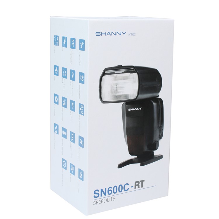 SHANNY SN600C-RT Flash Built-in Slave 2.4G Wireless Radio Module HSS for Canon-11