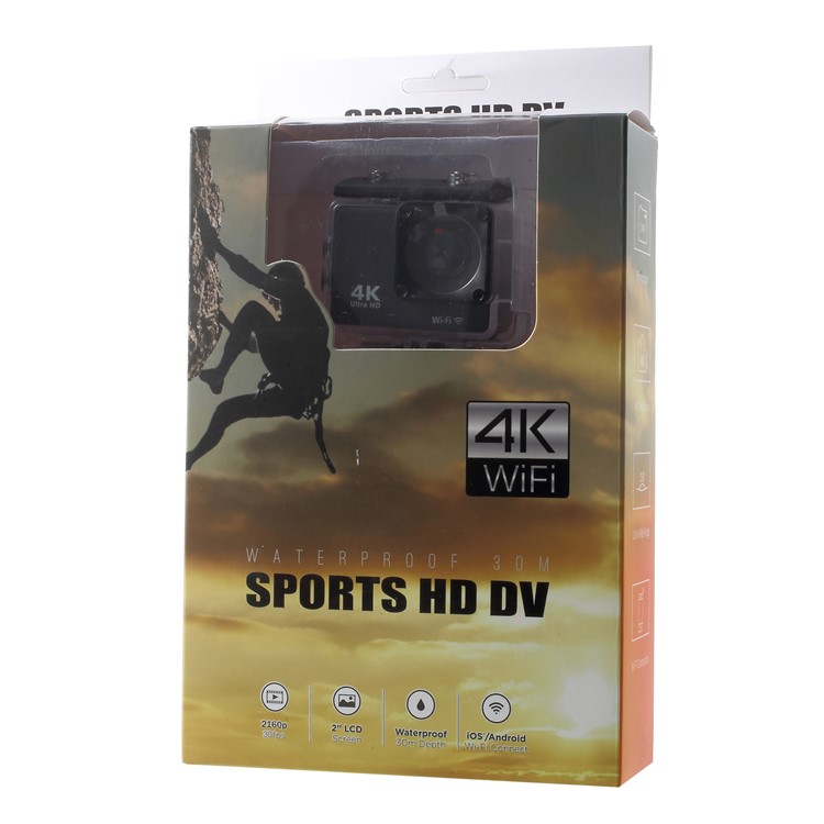 K2T Mini Touch Screen 4K Ultra HD Action Camera Waterproof Outdoor DV Sport Camera-13