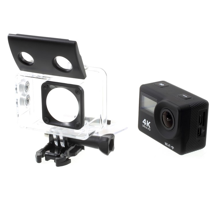 K2TD Double Screen WiFi Mini Camera Waterproof 4K Ultra HD Action Camera Outdoor DV Sports Camera-10