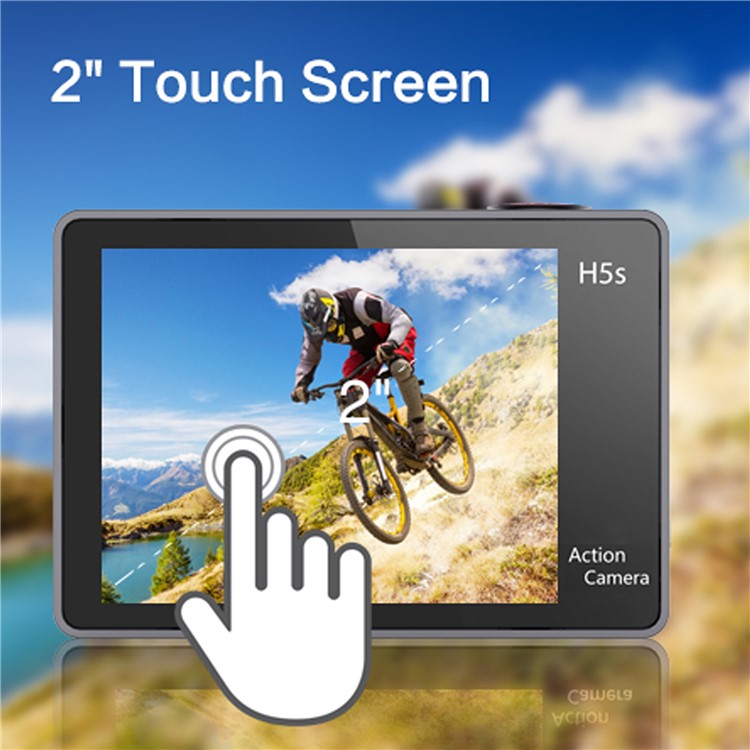 EKEN H5S WiFi Mini Camera 2.0-inch Touch Screen 4K Ultra HD Action Sports Camera-3