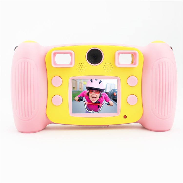 H129 Cute Portable 2.0-inch 1.3MP Children Camera Video Camcorder - Pink-1