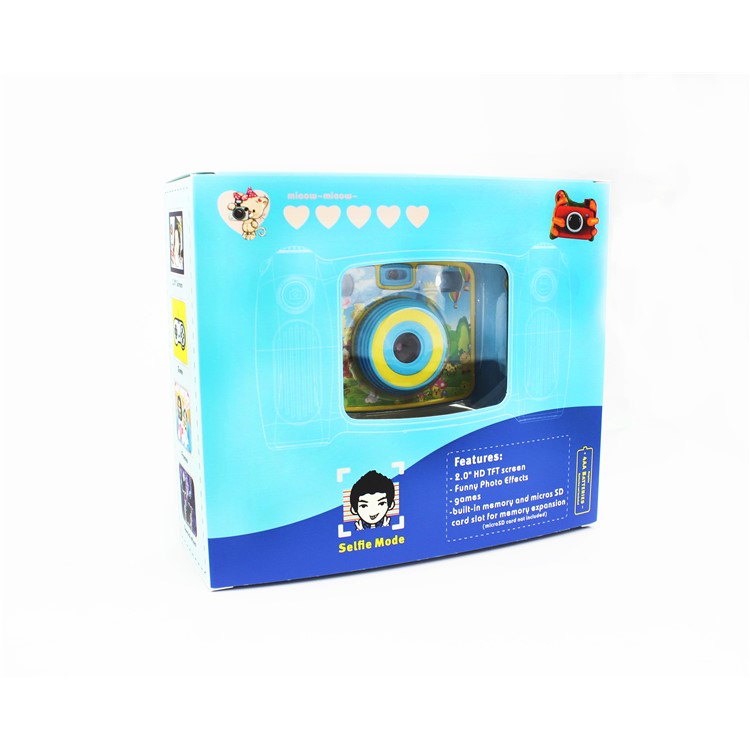 H129 Cute Portable 2.0-inch 1.3MP Children Camera Video Camcorder - Pink-7