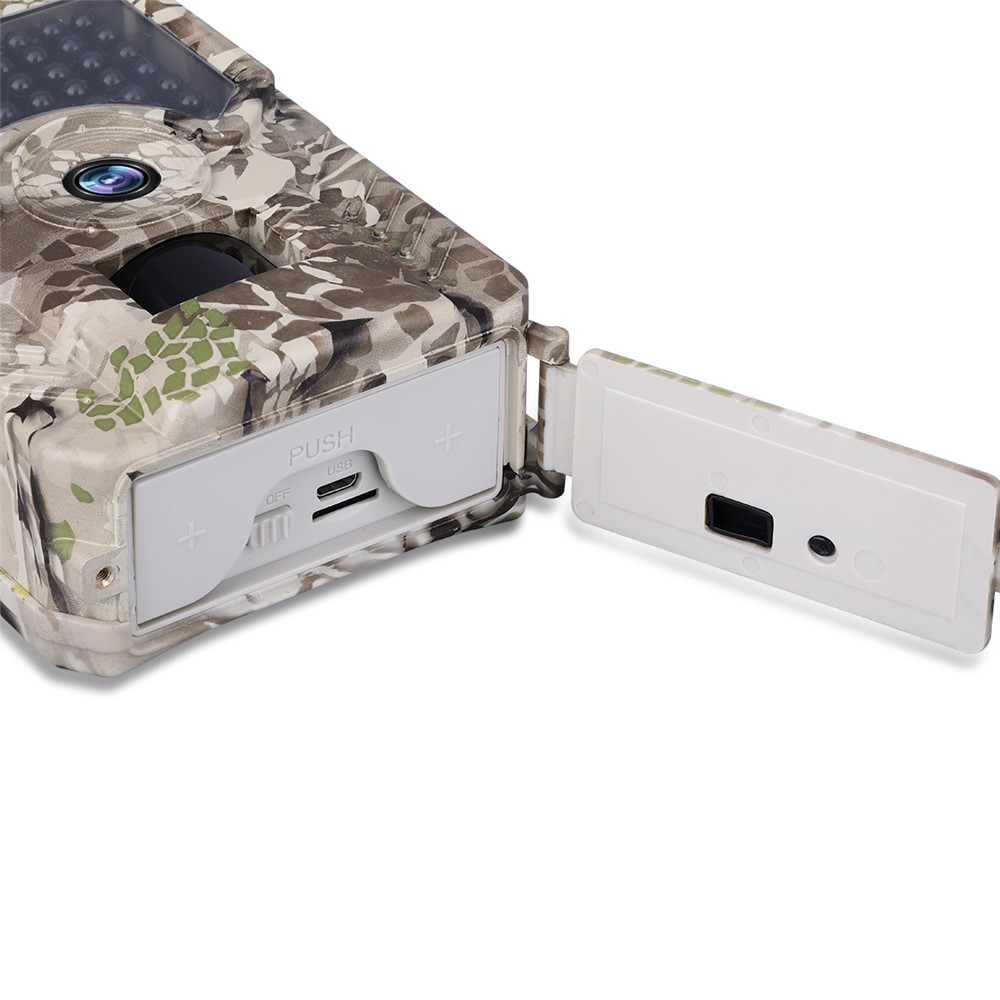 PR200 Anti-roubo De Monitoramento Automático Caça Câmera 12MP IR LED Câmera De Visão Noturna - Camuflar-4