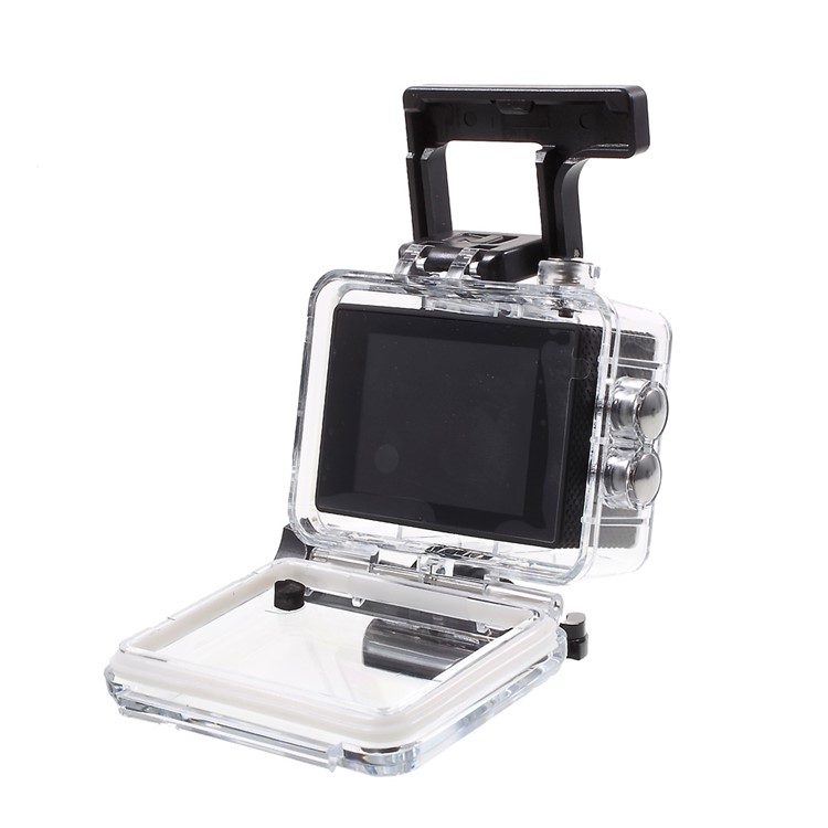 QUANZHI V3 2" 4K Ultra HD 16MP WiFi 170-degree Wide Angle Waterproof Action Camera - White-5