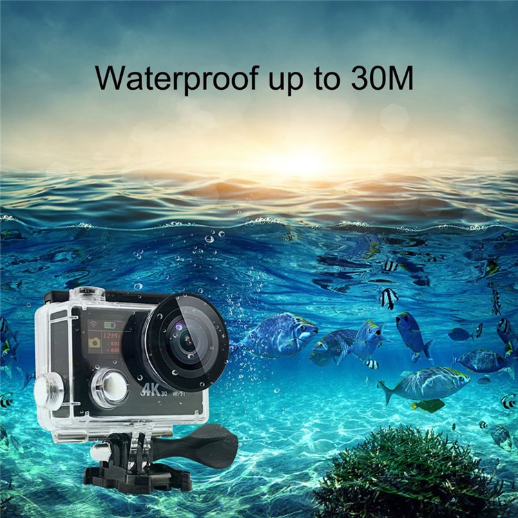 H8R 2.0-inch 2.4G Wireless Remote Control Waterproof HD 1080P 4K WiFi Sports 170-Degree Wide Angle Camera - Black-2