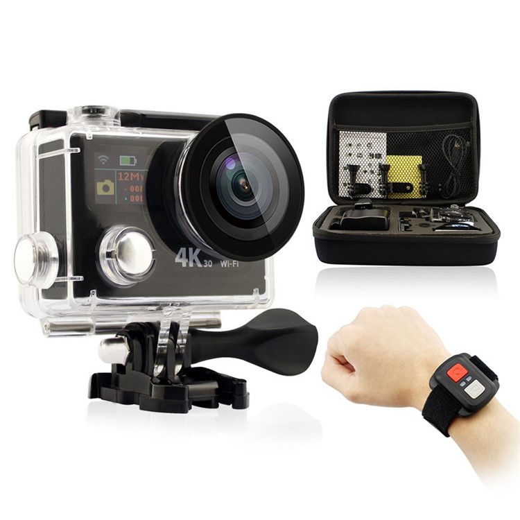 H8R 2.0-inch 2.4G Wireless Remote Control Waterproof HD 1080P 4K WiFi Sports 170-Degree Wide Angle Camera - Black-4