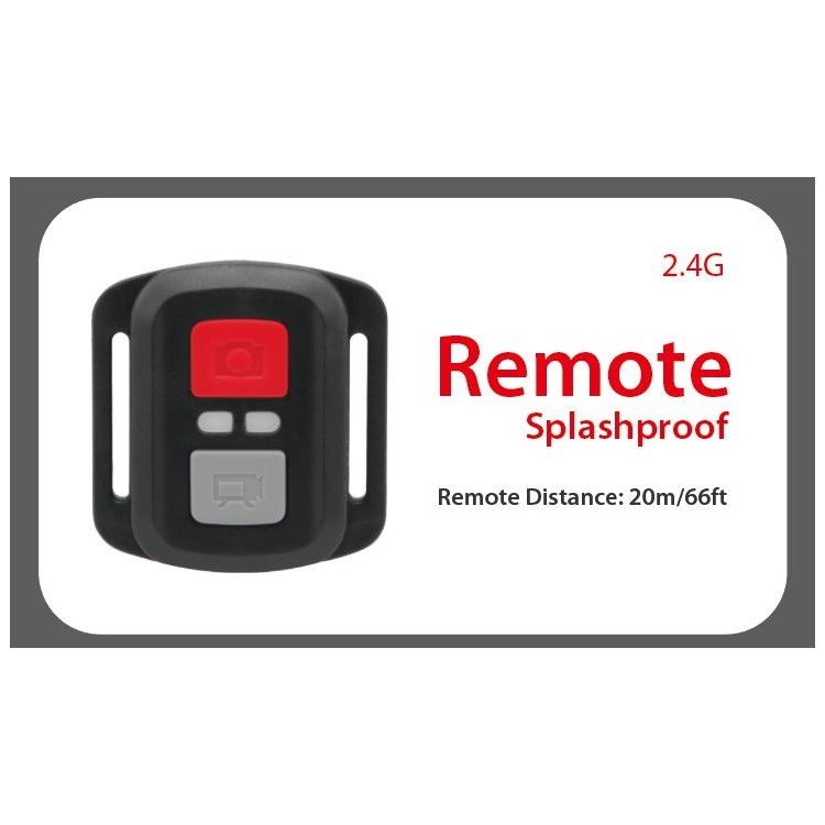 H9R 2.0-inch 2.4G Wireless Remote Control 1080P Full HD DV Sports Recorder Waterproof Action Camera - Black-17