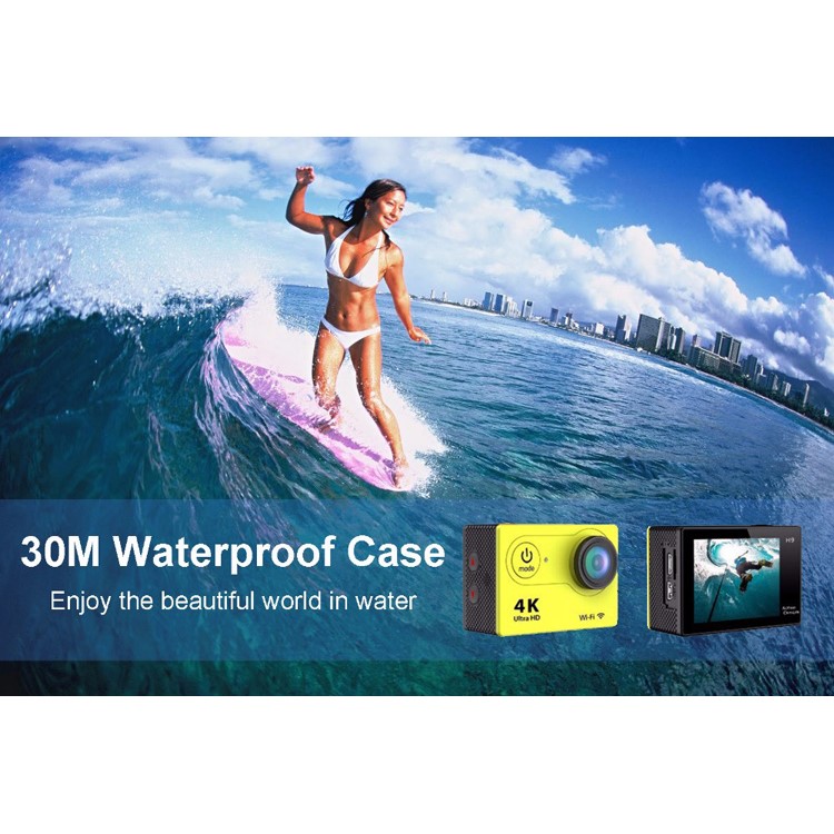 H9SE 2.0-inch 4K Ultra HD 30M Waterproof WiFi Action Camera with 150° Wide Angle Lens - Black-22