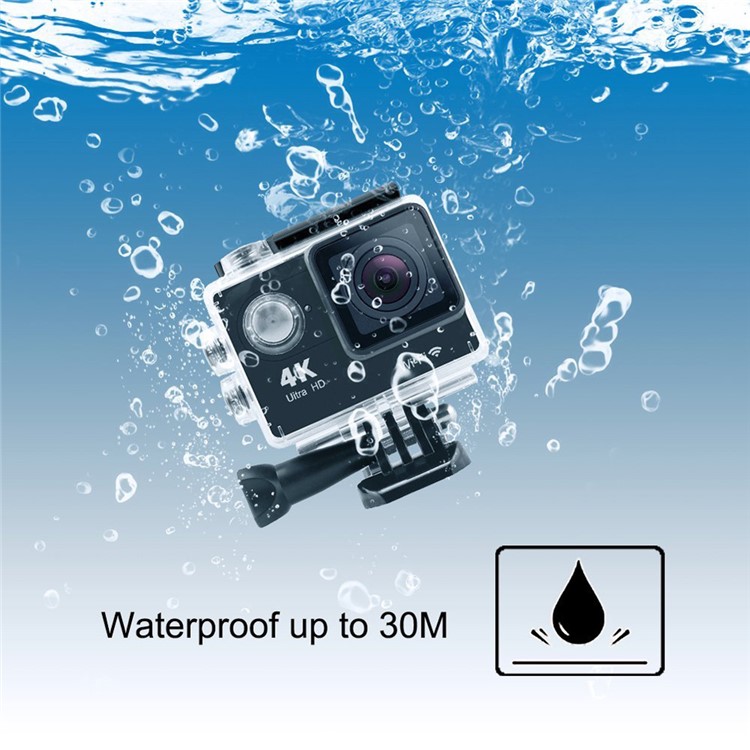 H9SE 2.0-inch 4K Ultra HD 30M Waterproof WiFi Action Camera with 150° Wide Angle Lens - Black-3