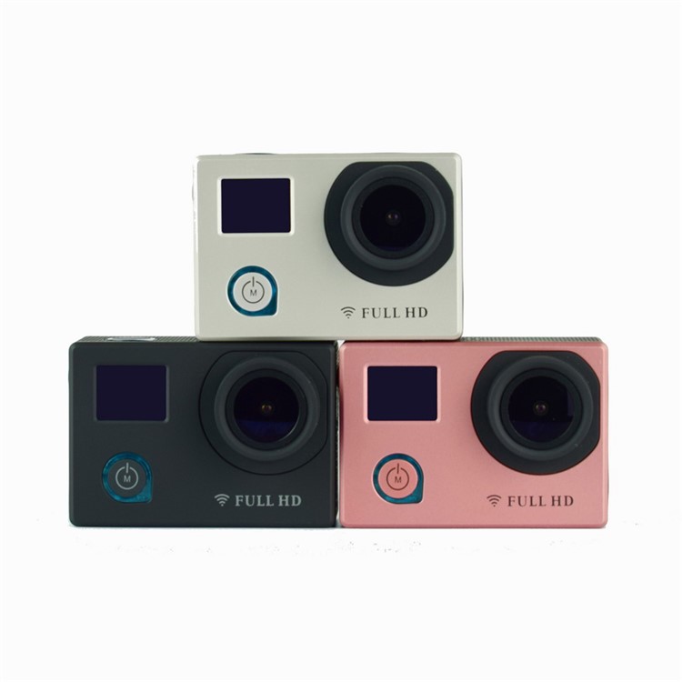 V12 WiFi Full HD 1080P Action Camera DVR Dual Screen SONY Sensor 160° Sport DV - Black-10
