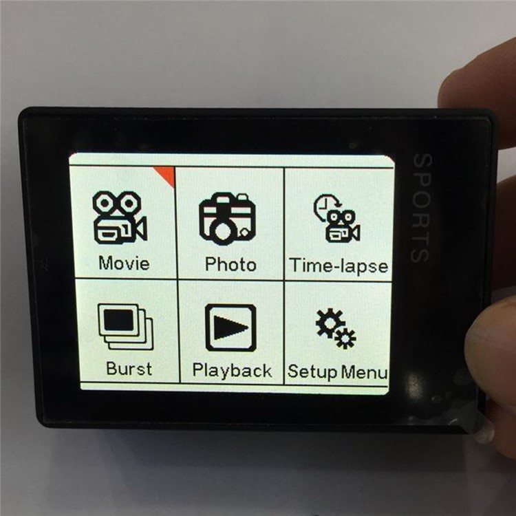 V12 WiFi Full HD 1080P Action Camera DVR Dual Screen SONY Sensor 160° Sport DV - Black-11