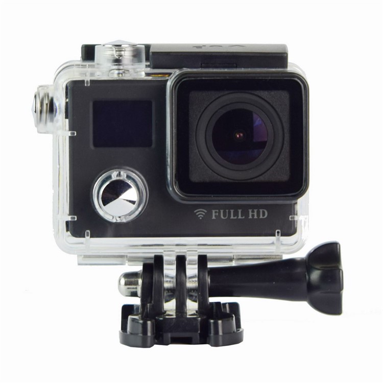 V12 WiFi Full HD 1080P Action Camera DVR Dual Screen SONY Sensor 160° Sport DV - Black-2
