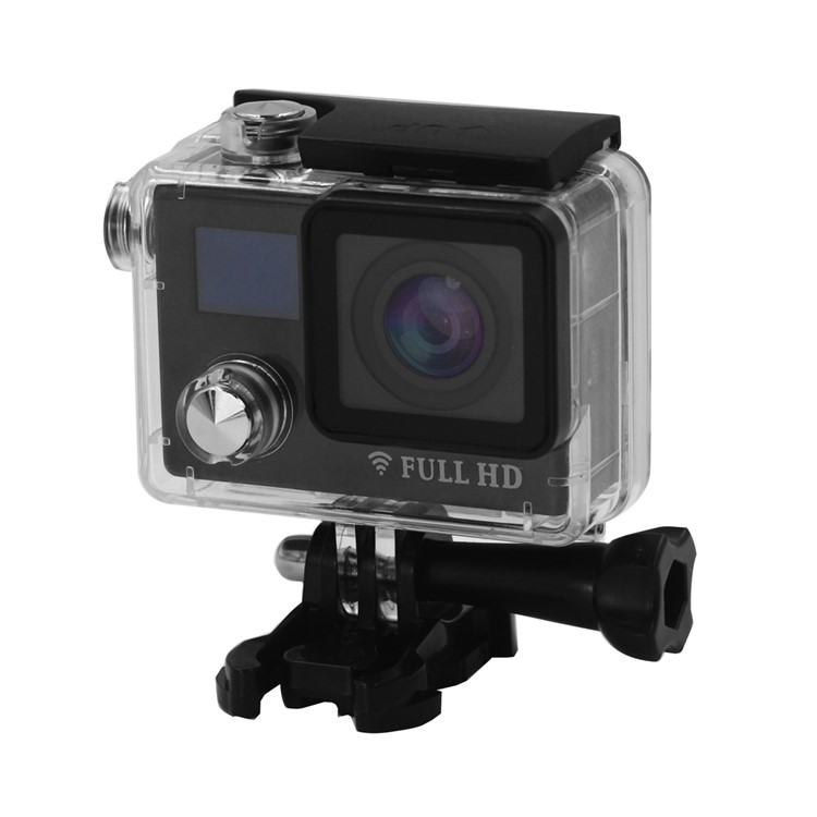 V12 WiFi Full HD 1080P Action Camera DVR Dual Screen SONY Sensor 160° Sport DV - Black-3