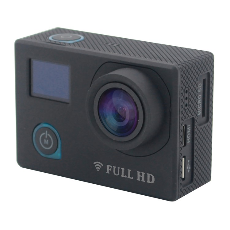 V12 WiFi Full HD 1080P Action Camera DVR Dual Screen SONY Sensor 160° Sport DV - Black-8