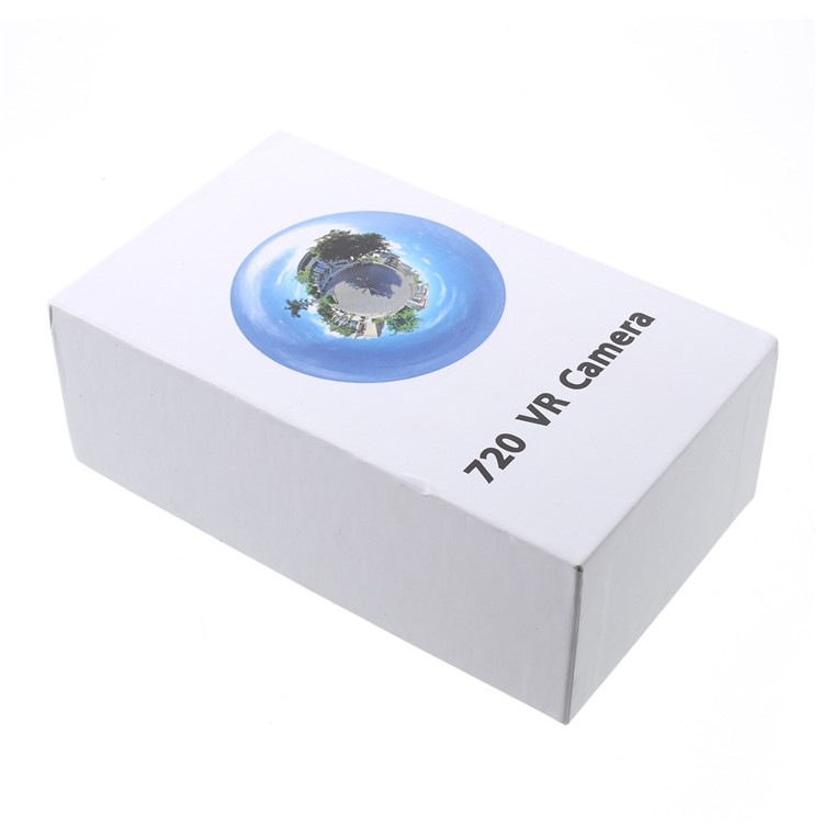 E01 720 Degree Panorama VR Camera Dual Lens Unique Action Camera with Type-C Plug - White-9
