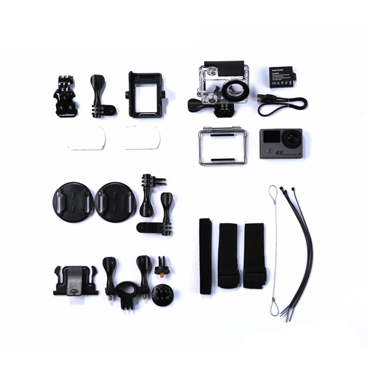 REMAX SD-02 4K Ultra HD Waterproof Sports Action Camera Built-in WiFi - Grey-10