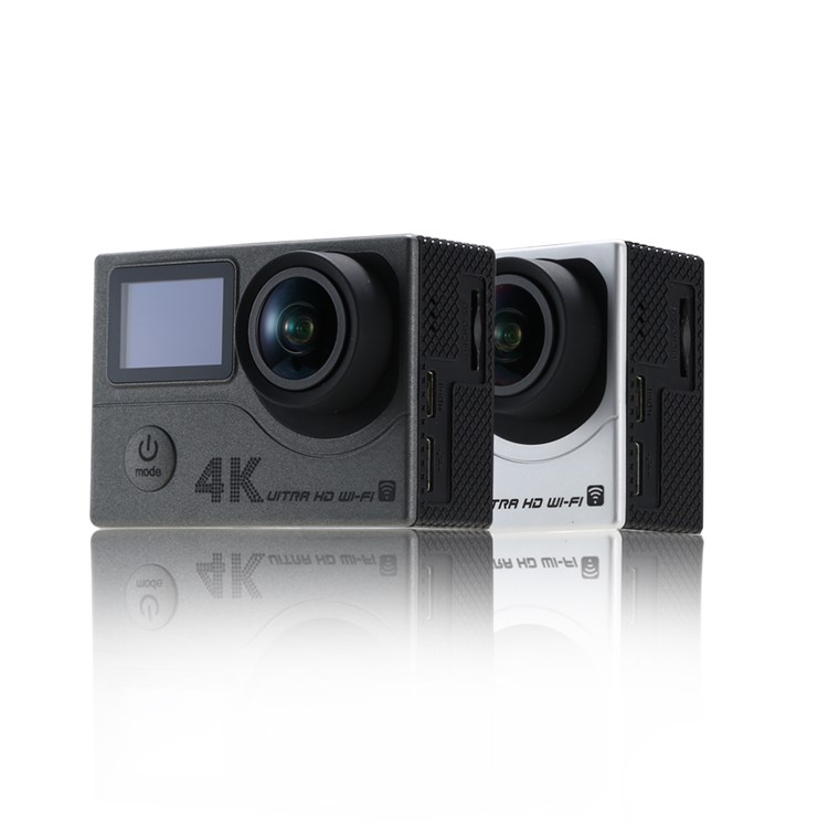 REMAX SD-02 4K Ultra HD Waterproof Sports Action Camera Built-in WiFi - Grey-2