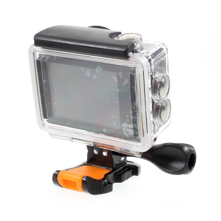 EKEN H9R WiFi 4K Ultra HD Action Camera 2.0-inch Waterproof 30M 170-Degree Wide Angle - EU Plug / Black-2