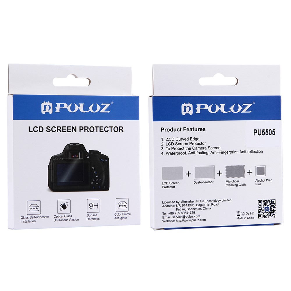 PULUZ PU5501 for Canon 5D Mark III Camera Tempered Glass Screen Protector 0.3mm 9H 2.5D-7