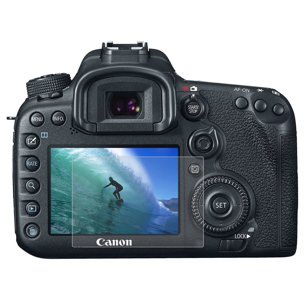 PULUZ PU5504 for Canon 7D Mark II Camera Tempered Glass Screen Protector Film 0.3mm 9H 2.5D-2