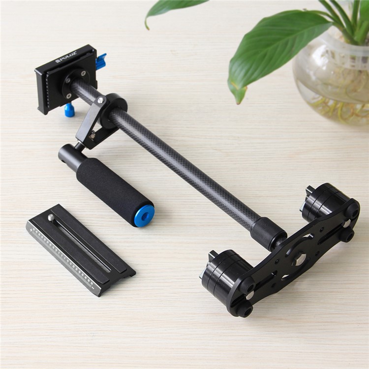PULUZ S60T 38.5-61cm Carbon Fiber Handheld Stabilizer Steadicam for DSLR Cameras DV Cameras - Black-18