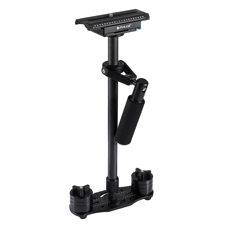 PULUZ S60T 38.5-61cm Carbon Fiber Handheld Stabilizer Steadicam for DSLR Cameras DV Cameras - Black-2
