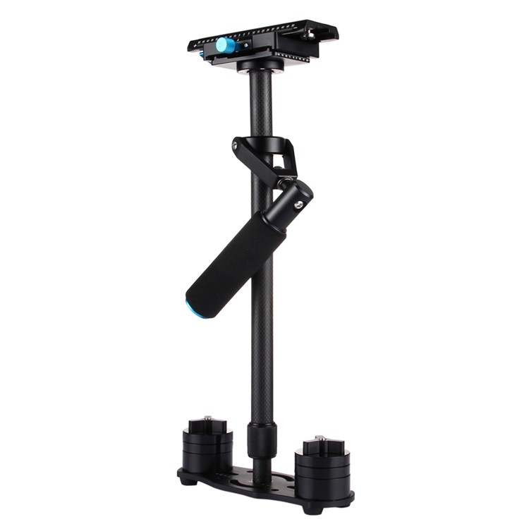 PULUZ S60T 38.5-61cm Carbon Fiber Handheld Stabilizer Steadicam for DSLR Cameras DV Cameras - Black-3