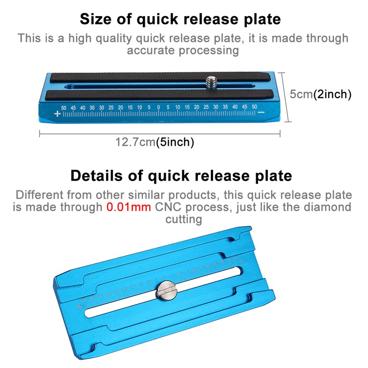 PULUZ S60T 38.5-61cm Carbon Fiber Adjustable Handheld Stabilizer for DSLR Cameras DV Cameras - Blue-12