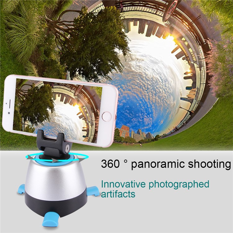 PULUZ PU360 Electronic 360 Degree Rotation Panoramic Tripod Head with Remote Controller - Blue-14