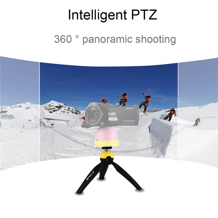 PULUZ PU361 Portable Flexible Pocket Mini Camera Grip Stand with 360 Degree Ball Head - Yellow-7