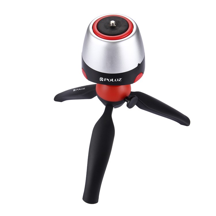 PULUZ PU362 Electronic Rotary Panoramic Tripod Mount with Remote Controller for Phones, GoPro, DSLR Cameras - Red-3
